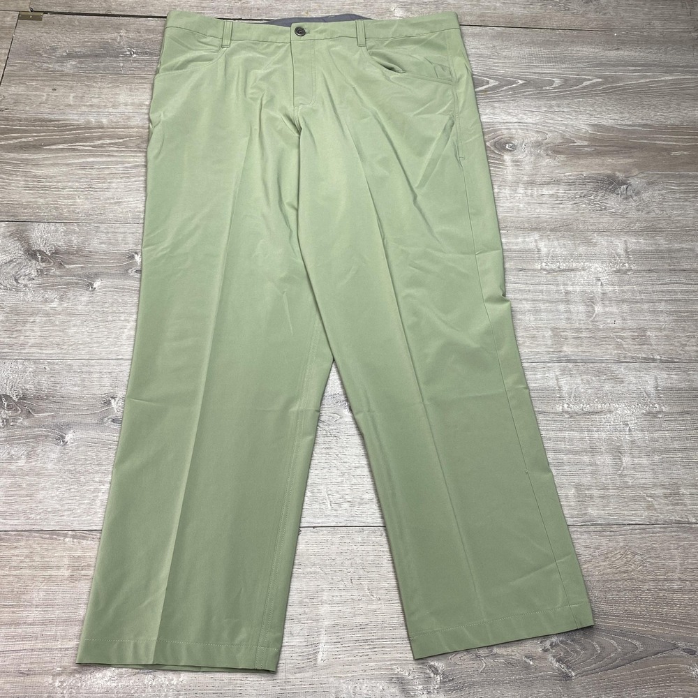 Free Fly Pants Mens 40x30 Green Stretch Microfiber Chino Casual‎ Travel